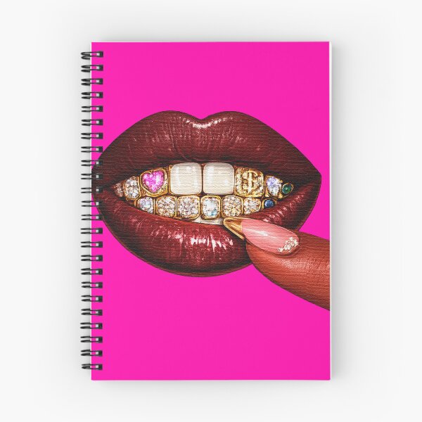 Item preview, Diamond Grillz Bling Lips Glam Illustration designed and sold by DjFreeq.