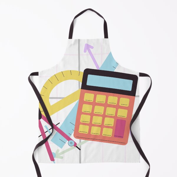 Item preview, Cute Calculator and School Supplies Illustration designed and sold by DodoCraft3.