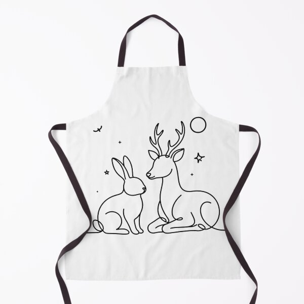 Item preview, Bunny and Deer Friendship  designed and sold by Nitta Studio.