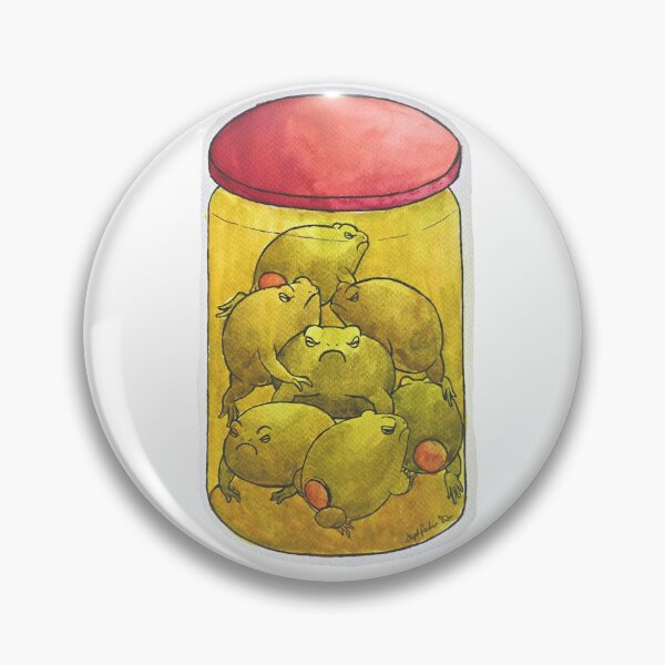 Item preview, Pickle Olive Frogs  designed and sold by JurassicParkans.