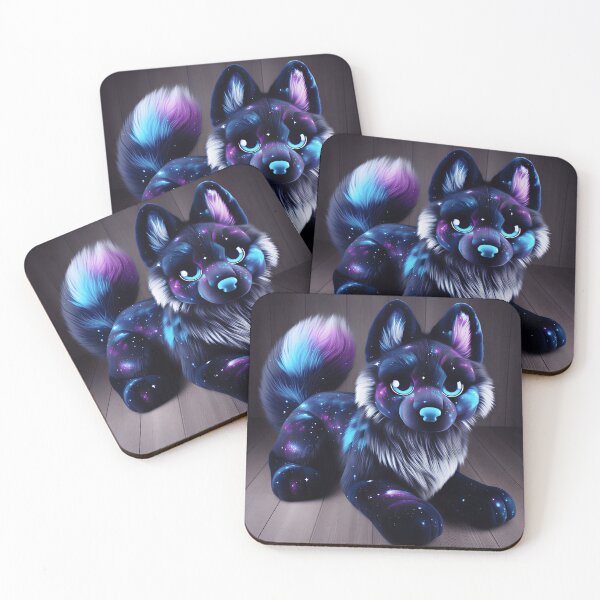 Item preview, Kawaii Cosmic Wolf Pup designed and sold by RelinCreates.