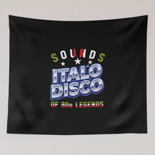 Item preview, Italo Disco Sounds Of 80s Legends Vintage Retro designed and sold by Graphroad.