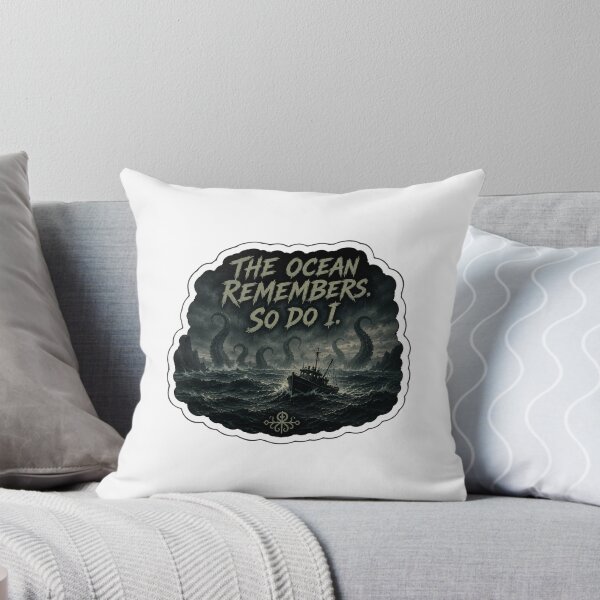 Item preview, The Ocean Remembers - Cosmic Horror Sticker designed and sold by WeirdNightCo.