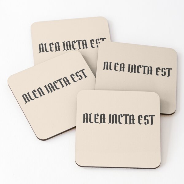 Item preview, Alea Iacta Est | The Die Is Cast | Legendary Latin Quote designed and sold by semenol.