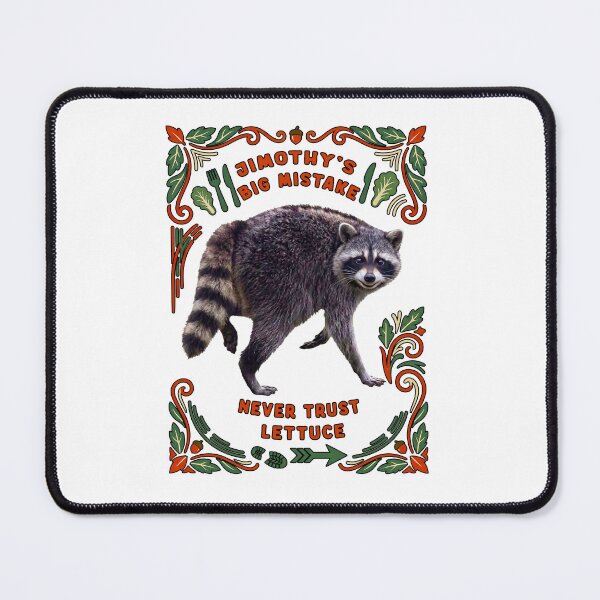 Item preview, Seattleites Weird Jimothy Raccoon designed and sold by TeeARTHY.