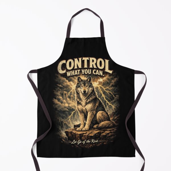 Item preview, Stoic Wolf – Control What You Can Art designed and sold by Dogandesighn.