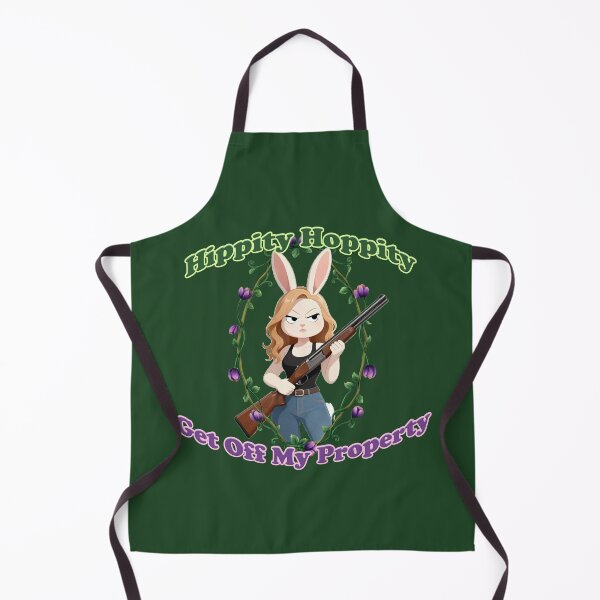 Item preview, Hippity Hoppity Get Off My Property bunny sign designed and sold by JadeRyder.