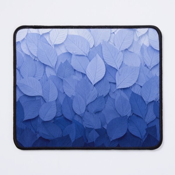 Item preview, Blue Ombre Botanical Leaves | Modern Nature Home Decor designed and sold by Atum&Art.