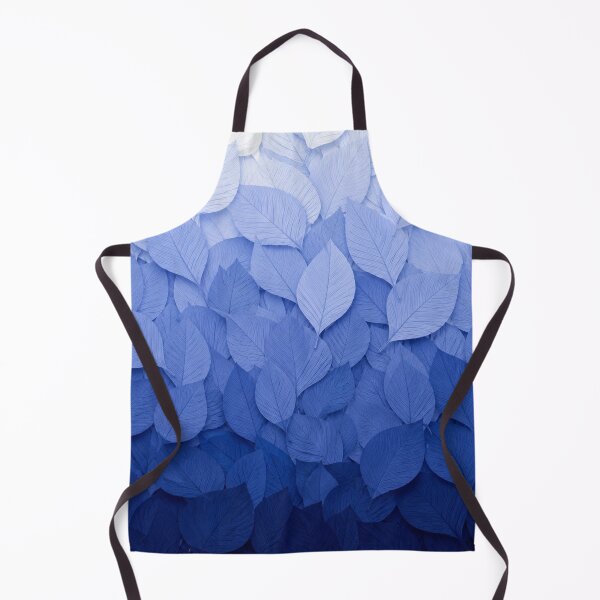Item preview, Blue Ombre Botanical Leaves | Modern Nature Home Decor designed and sold by Atum&Art.