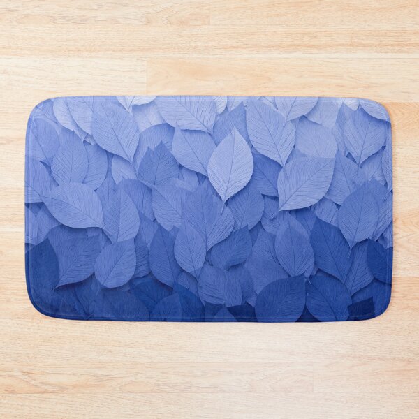 Item preview, Blue Ombre Botanical Leaves | Modern Nature Home Decor designed and sold by Atum&Art.