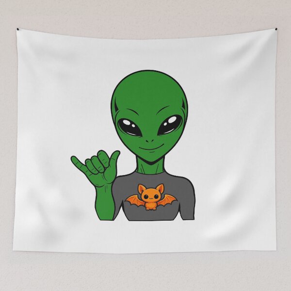 Item preview, Zorgo Halloween – Bat Shirt Alien | Cute Halloween Ghost Graphic | Funny Sci-Fi T-Shirt by The Visitors designed and sold by The-Visitors.