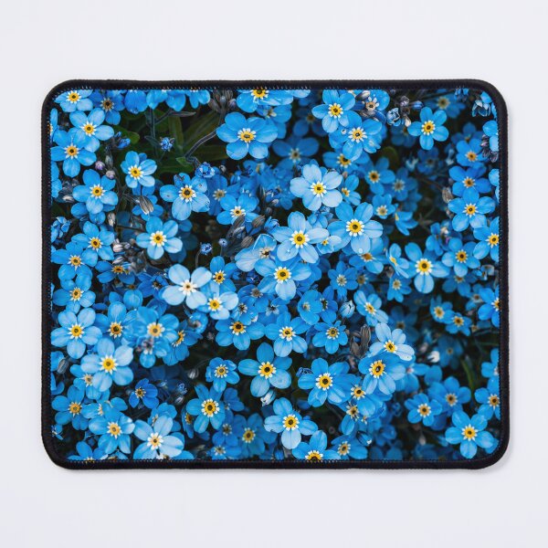 Item preview, Blue Wildflower Garden Floral Artwork | Botanical Home Decor designed and sold by Atum&Art.