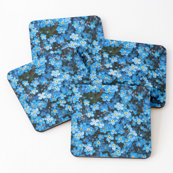 Item preview, Blue Wildflower Garden Floral Artwork | Botanical Home Decor designed and sold by Atum&Art.