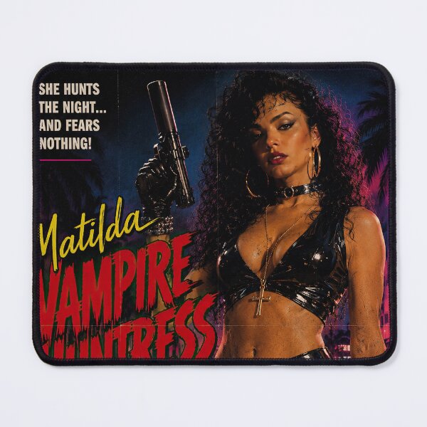 Item preview, Matilda Vampire Huntress – 80s Horror Exploitation designed and sold by obstinator.