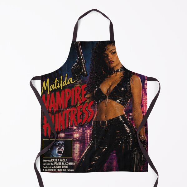 Item preview, Matilda Vampire Huntress – 80s Horror Exploitation designed and sold by obstinator.