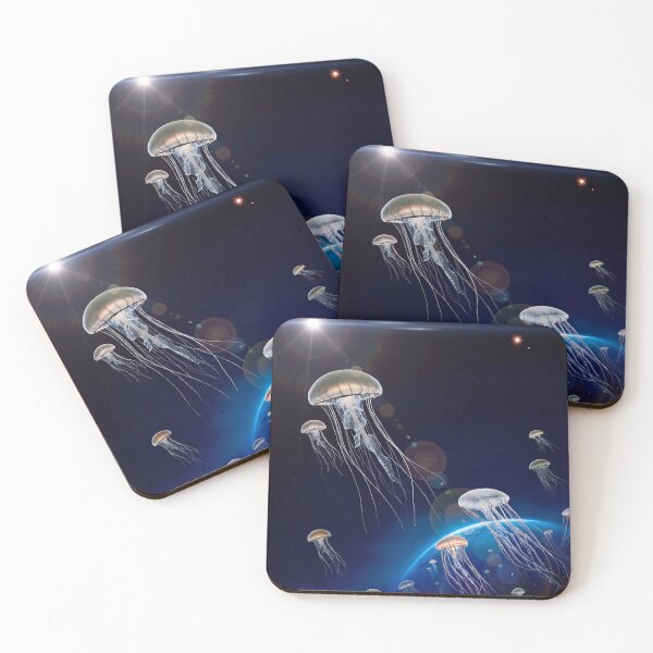 Item preview, Cosmic Jellyfish – Sci-Fi Art designed and sold by Halbeskilo.