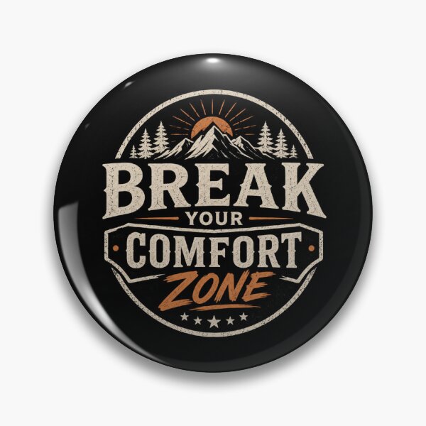 Item preview, Break Your Comfort Zone Positive Quotes designed and sold by DemureArtsy.