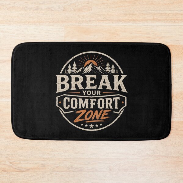 Item preview, Break Your Comfort Zone Positive Quotes designed and sold by DemureArtsy.