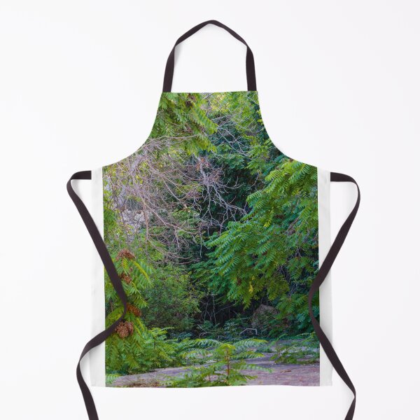 Item preview, Lush Green Foliage With Tangled Branches and Overgrown Forest Undergrowth in Summer Light designed and sold by Nmallia.
