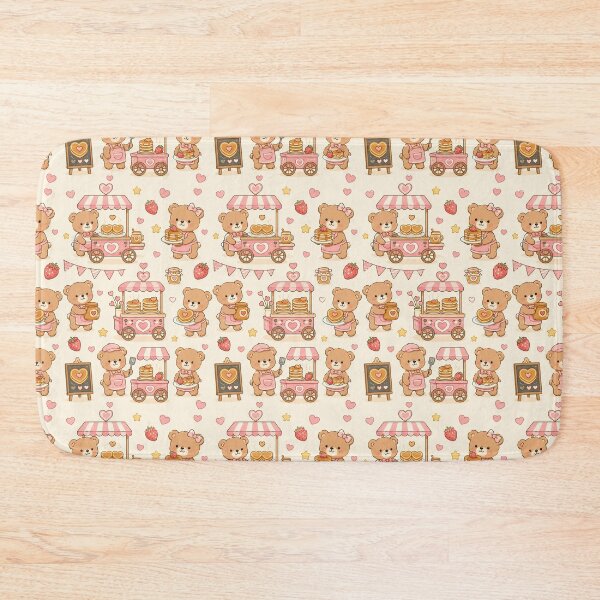 Item preview, Teddy Bear Love Pancake Cart Pattern designed and sold by Soft Berry Studio.