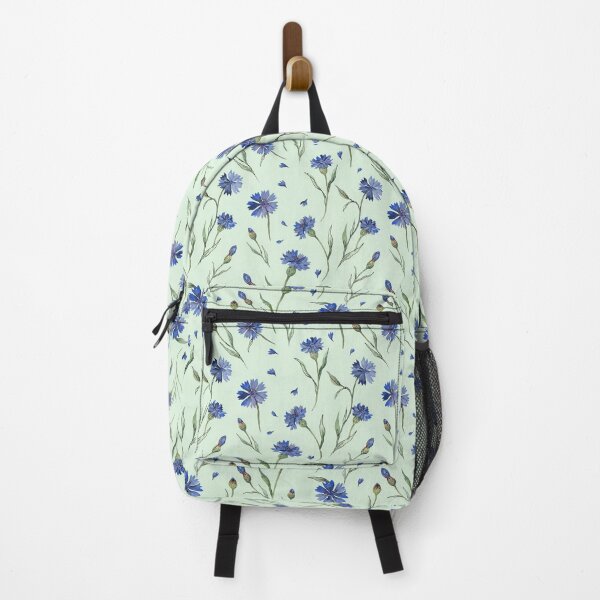 Item preview, Blue Cornflower Watercolor Pattern designed and sold by NuvoraNest.