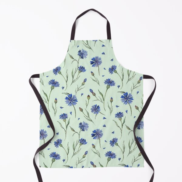 Item preview, Blue Cornflower Watercolor Pattern designed and sold by NuvoraNest.