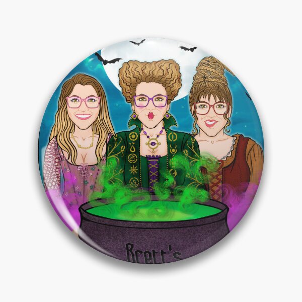 Item preview, Halloween Witches Art Brett by Moody Characters designed and sold by VixxxenDesigns.