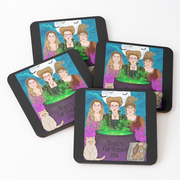 Item preview, Halloween Witches Art Brett by Moody Characters designed and sold by VixxxenDesigns.