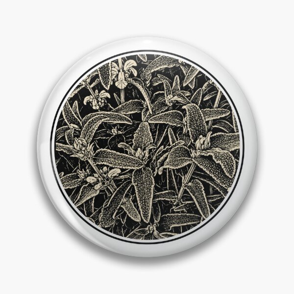 Item preview, Unique Ground Florals | Botanical Ink Art designed and sold by Linoluca.