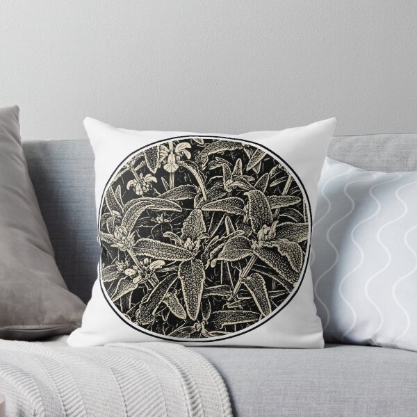 Item preview, Unique Ground Florals | Botanical Ink Art designed and sold by Linoluca.