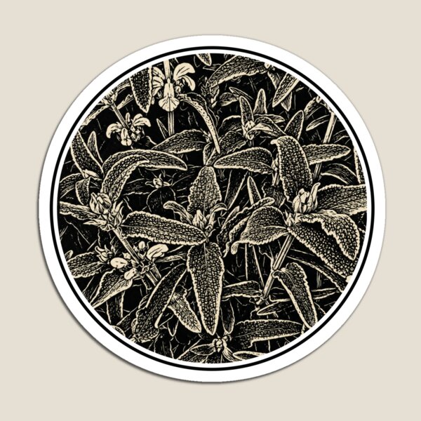 Item preview, Unique Ground Florals | Botanical Ink Art designed and sold by Linoluca.