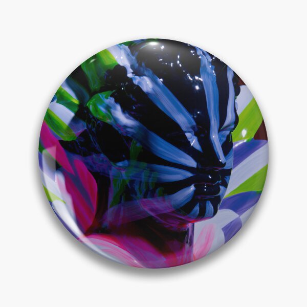 Item preview, Neon Floral Goddess Dream Portrait designed and sold by bubblegoth.