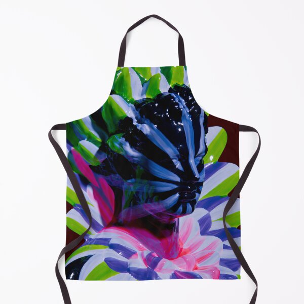 Item preview, Neon Floral Goddess Dream Portrait designed and sold by bubblegoth.