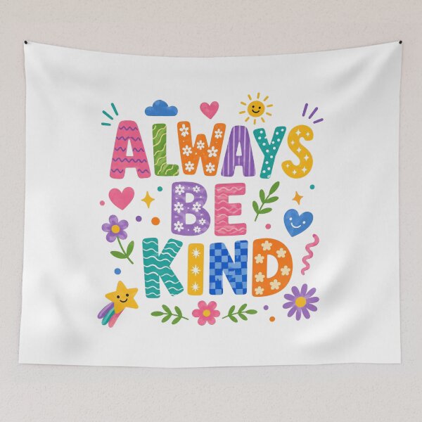Item preview, Always Be Kind, Retro Kindness, Preppy Women Motivational, Inspirational Girl, Positive Message designed and sold by Sprinkle12345.