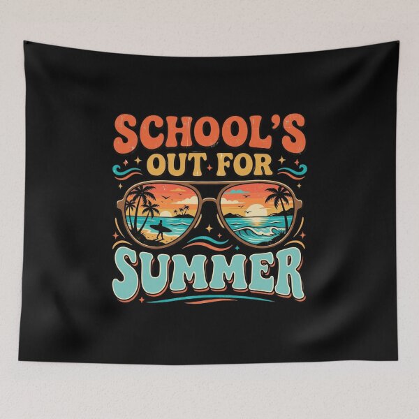 Item preview, School's Out for Summer Retro Aviator Sunglasses Beach designed and sold by PACS0011.
