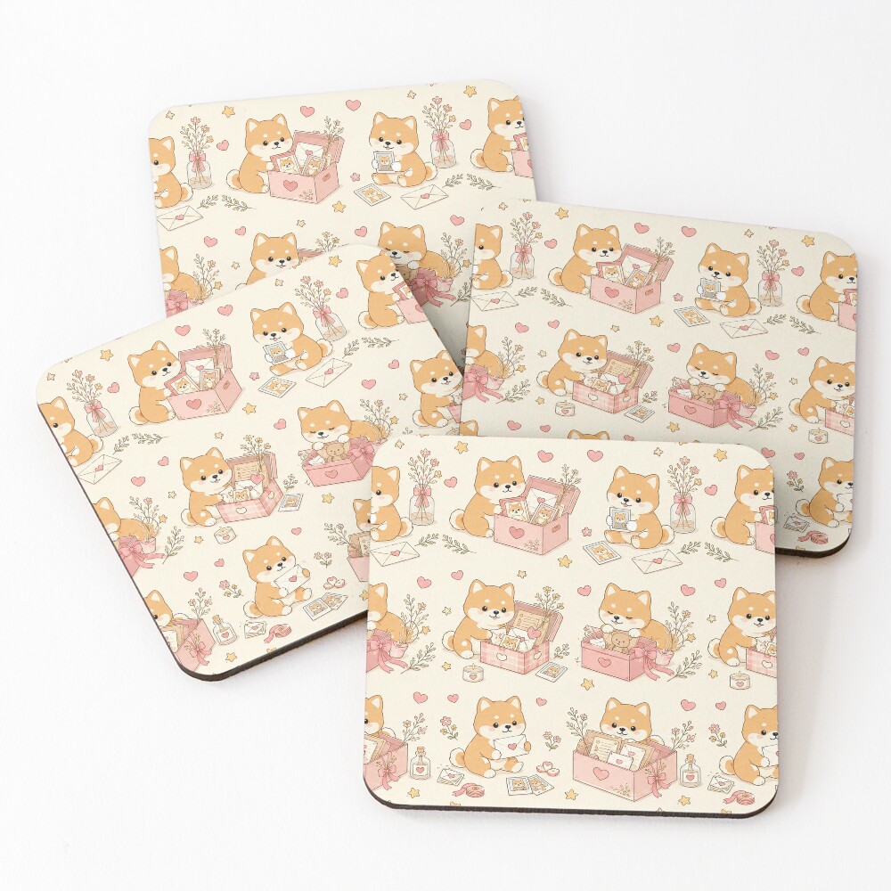 Item preview, Coasters (Set of 4) designed and sold by SoftBerryStudio.