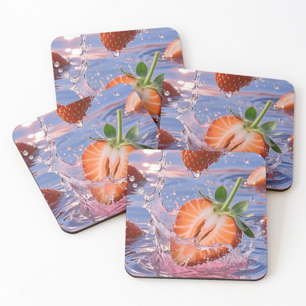 Item preview, Strawberry splash at sunset designed and sold by Karaburmagirl.