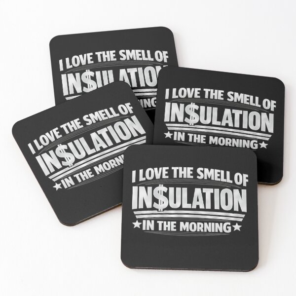Item preview, I Love the Smell of Insulation in the Morning - HVAC Tech Humor Design designed and sold by FrozenHeat97.