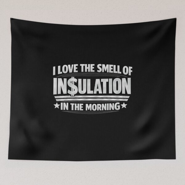 Item preview, I Love the Smell of Insulation in the Morning - HVAC Tech Humor Design designed and sold by FrozenHeat97.