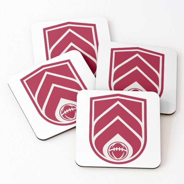 Item preview, Crimson Football Shield Artwork designed and sold by kunecorner.