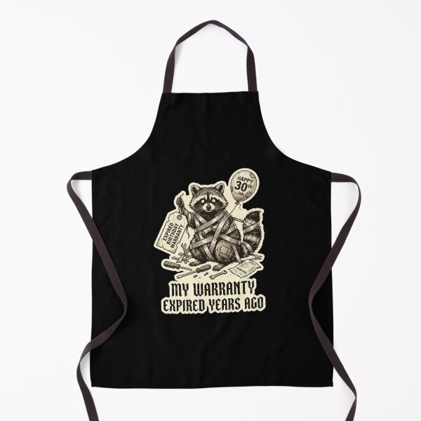 Item preview, My Warranty Expired Years Ago Raccoon Aging Humor designed and sold by PullixArt.