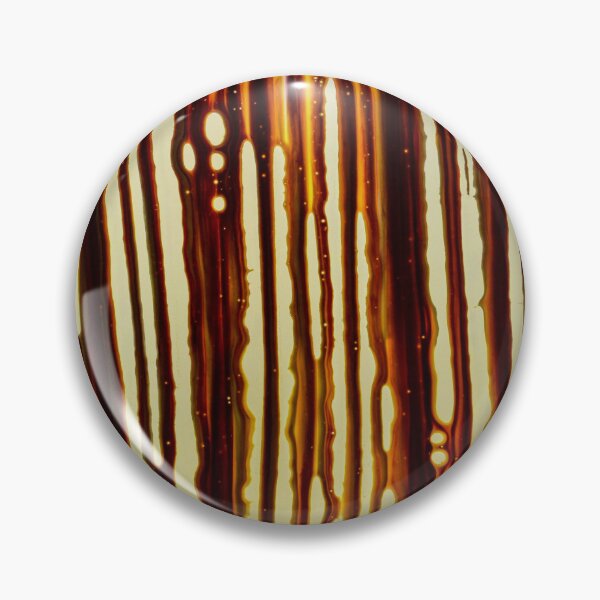 Item preview, Amber Rain – Abstract Vertical Drip Streaks in Rust and Gold designed and sold by BuckaBaby.