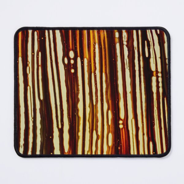 Item preview, Amber Rain – Abstract Vertical Drip Streaks in Rust and Gold designed and sold by BuckaBaby.