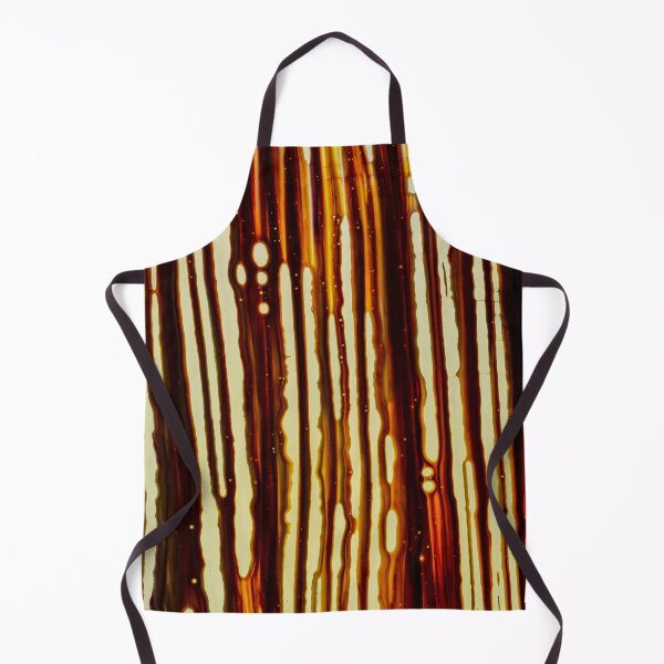 Item preview, Amber Rain – Abstract Vertical Drip Streaks in Rust and Gold designed and sold by BuckaBaby.