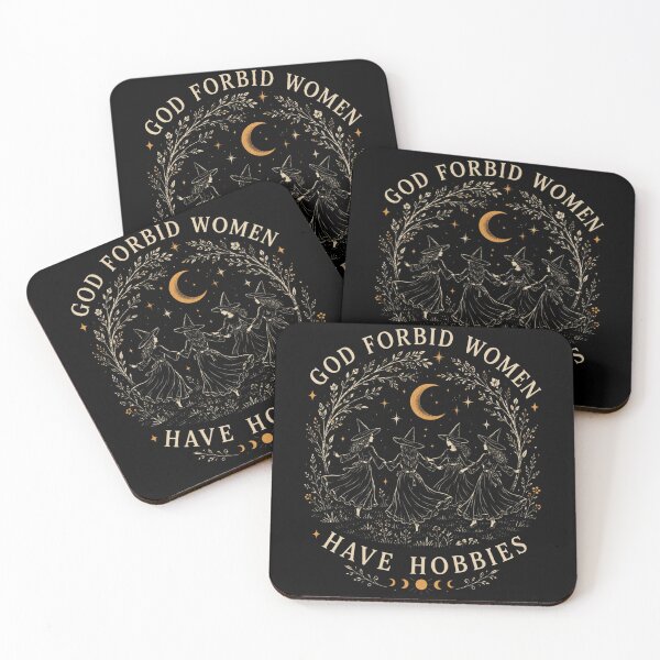 Item preview, God Forbid Women Have Hobbies, Halloween Witch, Feminist Witch, Spooky Season designed and sold by Cchotlan.