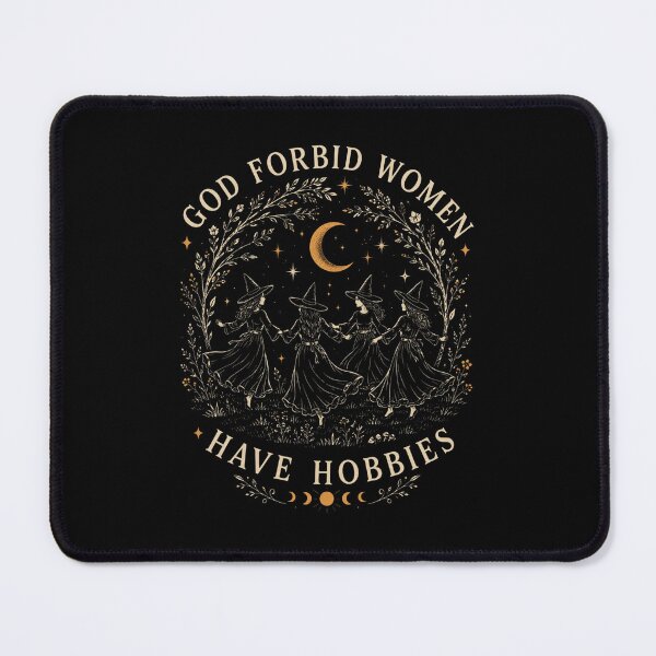 Item preview, God Forbid Women Have Hobbies, Halloween Witch, Feminist Witch, Spooky Season designed and sold by Cchotlan.