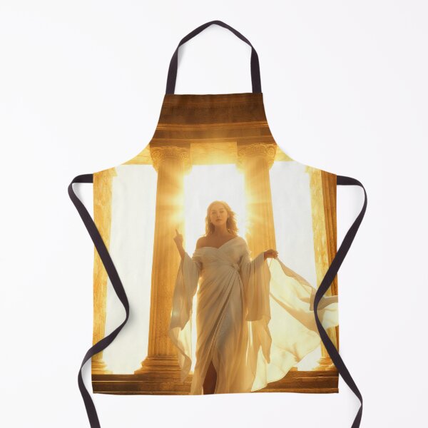 Item preview, Greek Goddess in Flowing White Robes Mythology Art designed and sold by StudioForge.