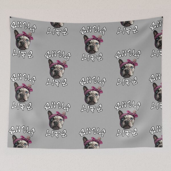 Item preview, French Bulldog - Snug Life - Funny Design designed and sold by Monstera Mosaics & Plant Art.