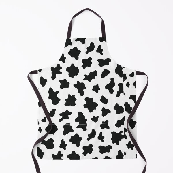 Item preview, Black Cow Print Pattern | Minimalist Monochrome Animal Print Design designed and sold by Bhaskar Digital Art.