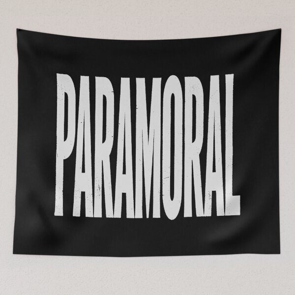 Item preview, PARAMORAL in White Grungy Letters designed and sold by StudioDestruct.